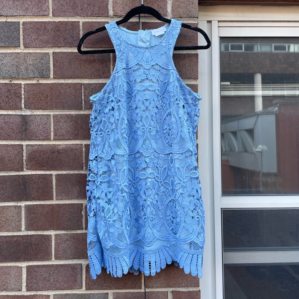 Lovers + Friends crochet dress